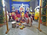 Sharadiya Navaratri 2020 Day 6 (22.10.2020) - SCM Shirali - Pooja at Navaratri mantapa